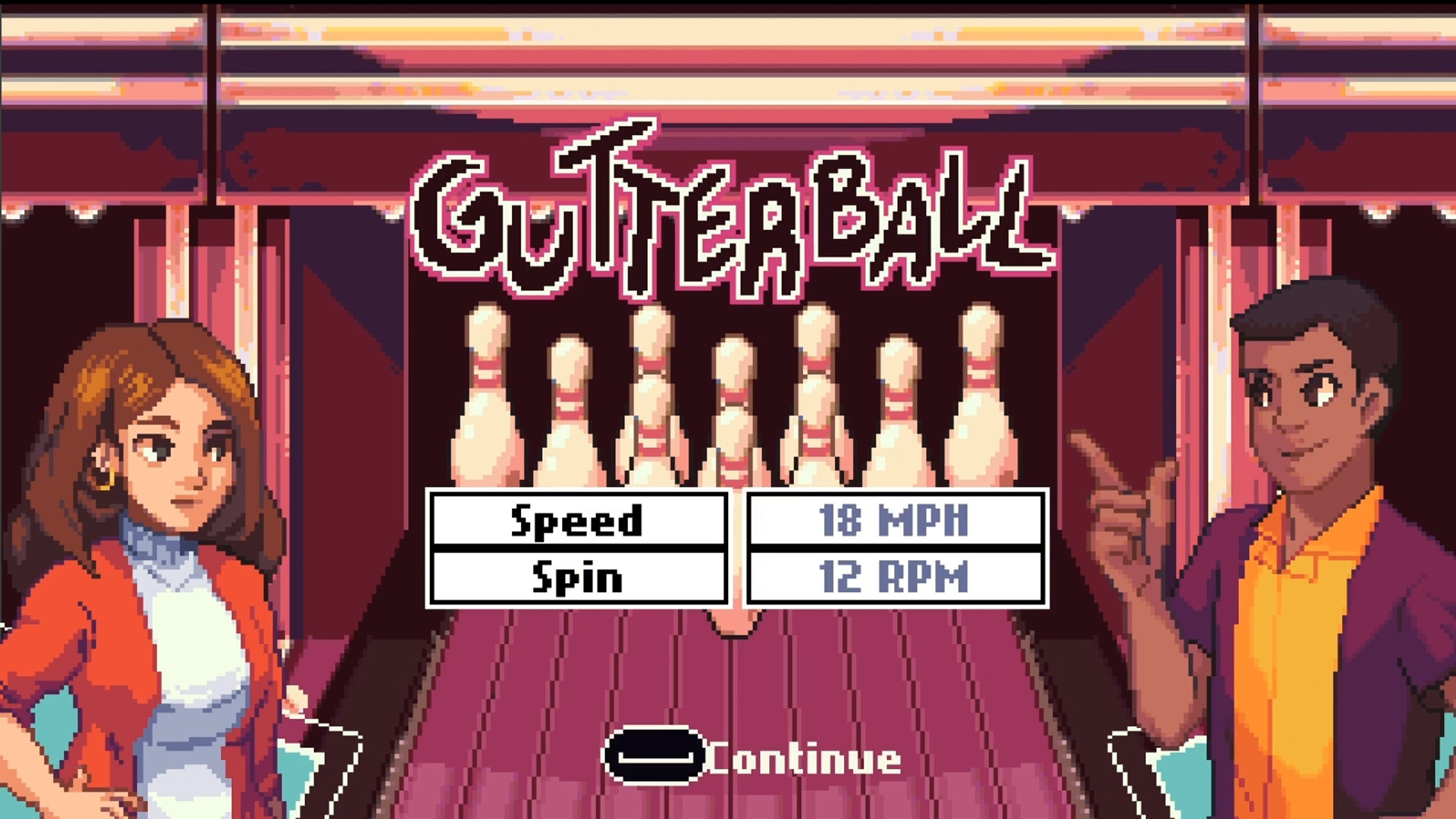Скриншот из игры Date Night Bowling - 7