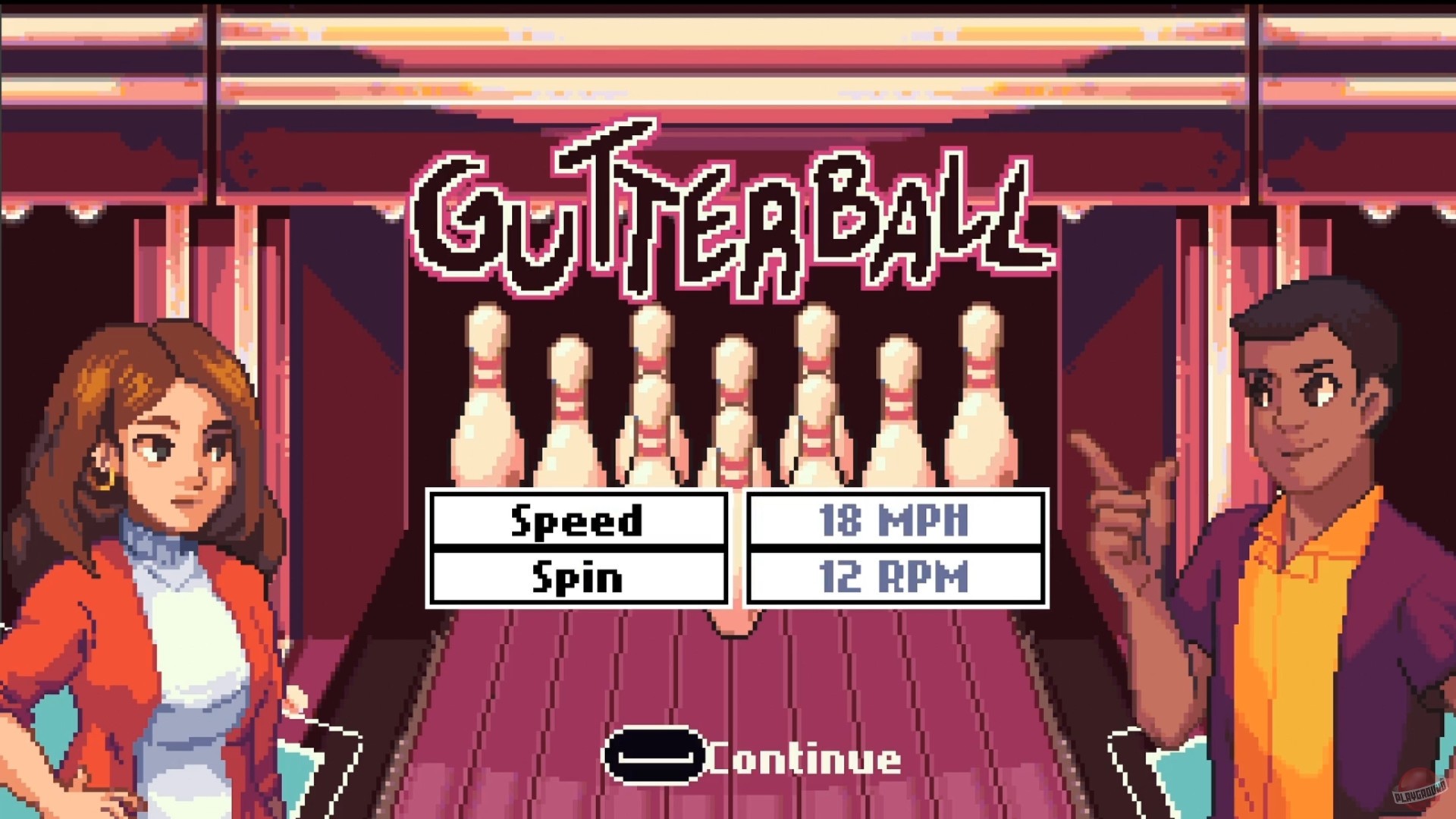 Скриншот из игры Date Night Bowling - 5