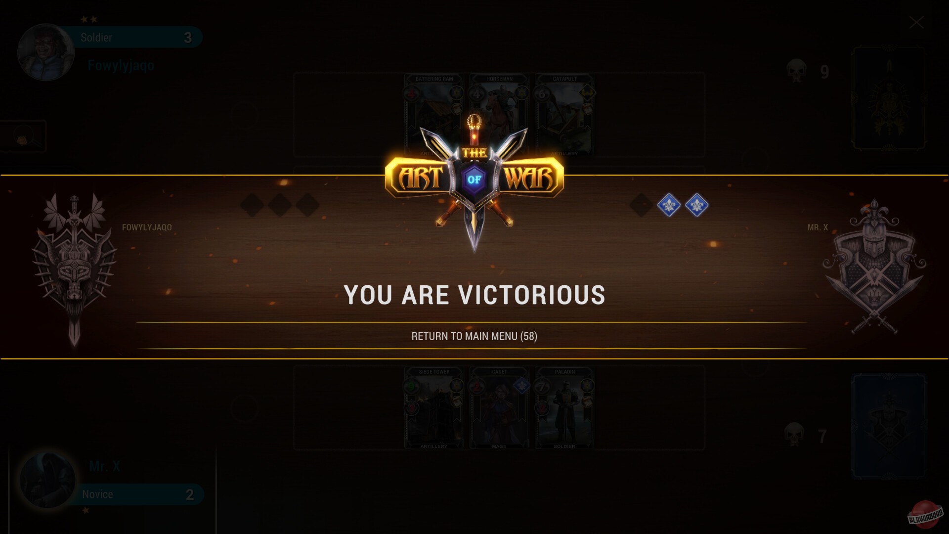 Скриншот из игры The Art of War: Card Game - 14