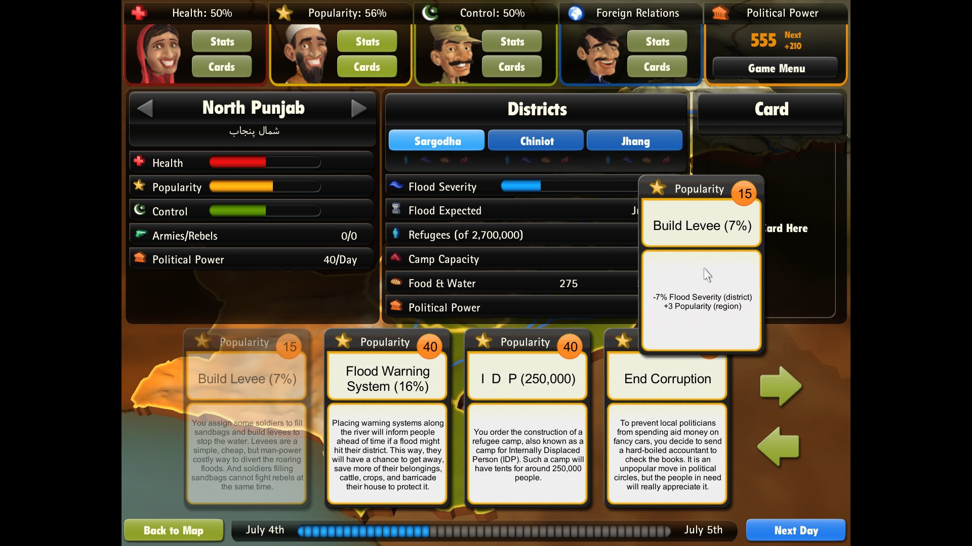 Скриншот из игры President for a Day: Flooding - 3