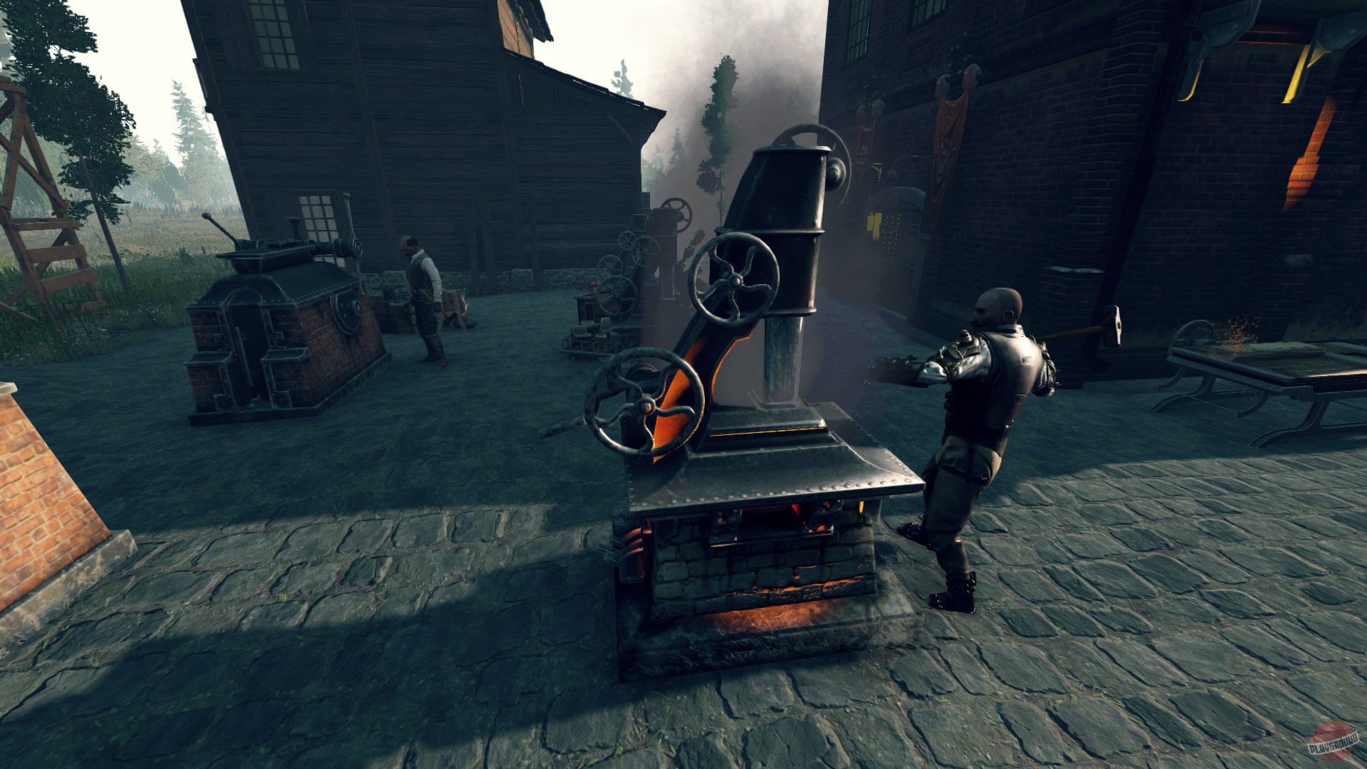 Скриншот из игры STEAM HAMMER - 47