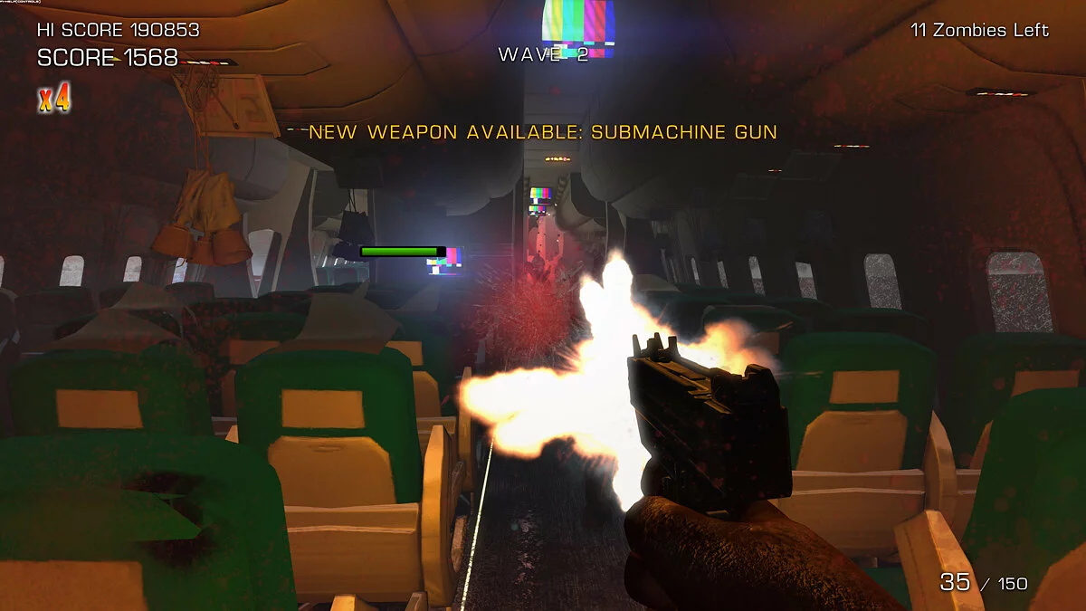 Скриншот из игры Zombies on a Plane - 32