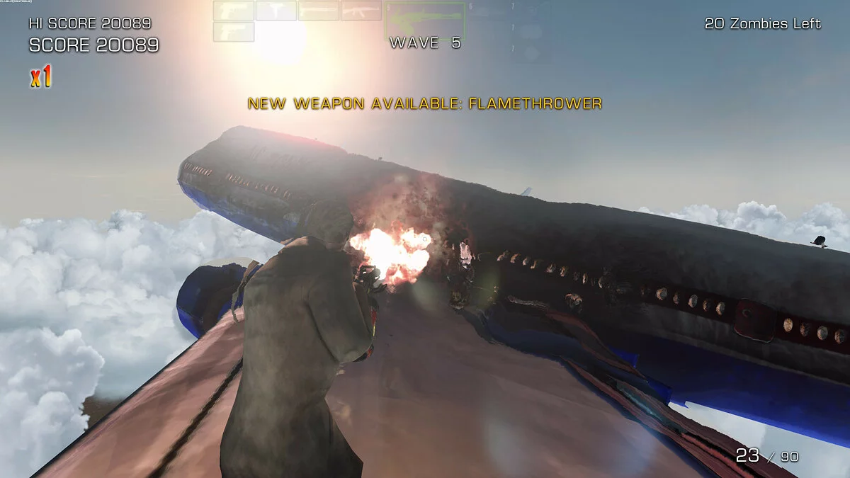 Скриншот из игры Zombies on a Plane - 34