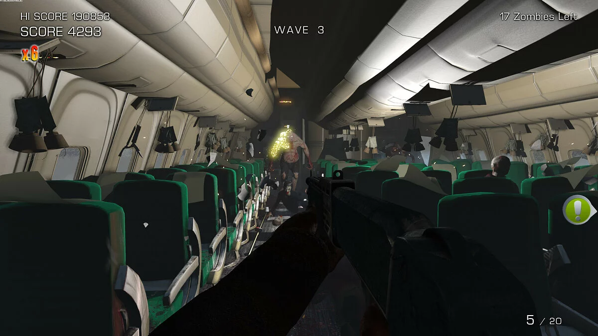 Скриншот из игры Zombies on a Plane - 44
