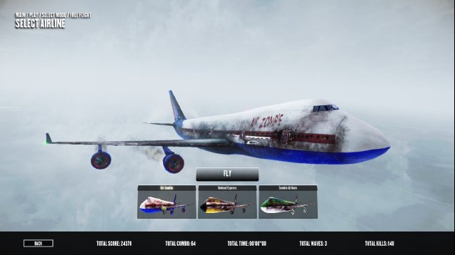 Скриншот из игры Zombies on a Plane - 5
