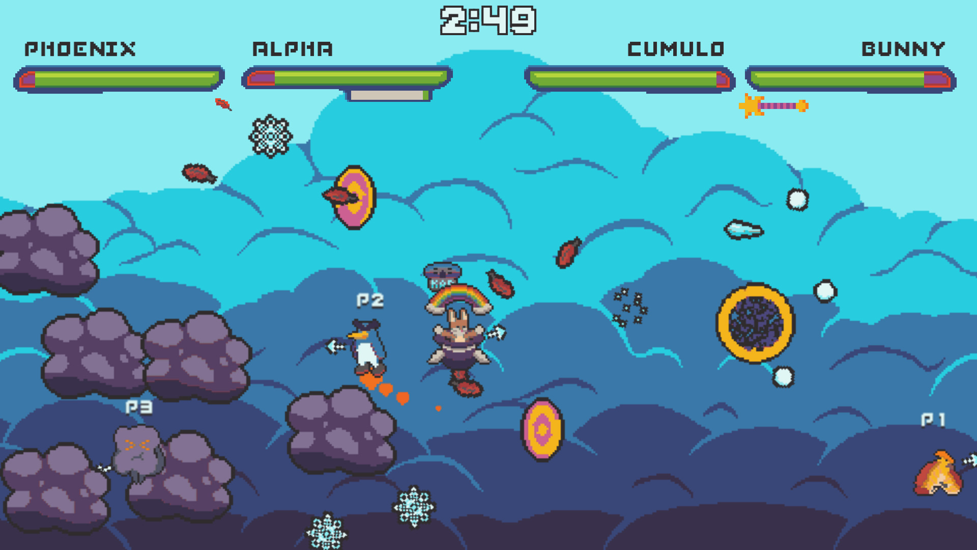 Скриншот из игры Floaty Fighters - 4