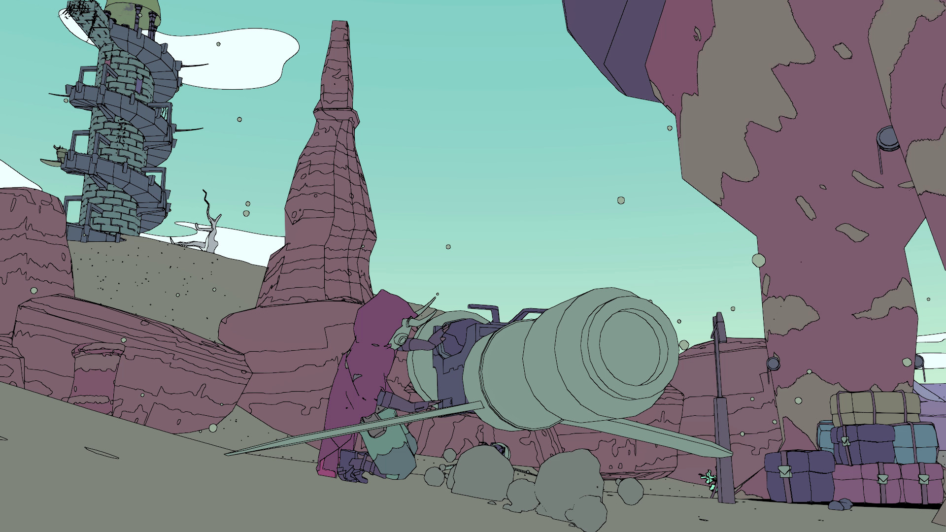 Скриншот из игры Sable - 8