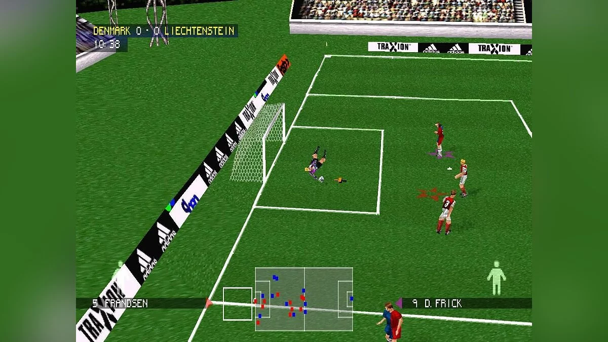 Скриншот из игры Adidas Power Soccer 98 - 3