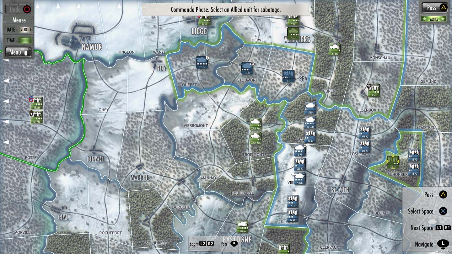 Скриншот из игры Battle of the Bulge - 38