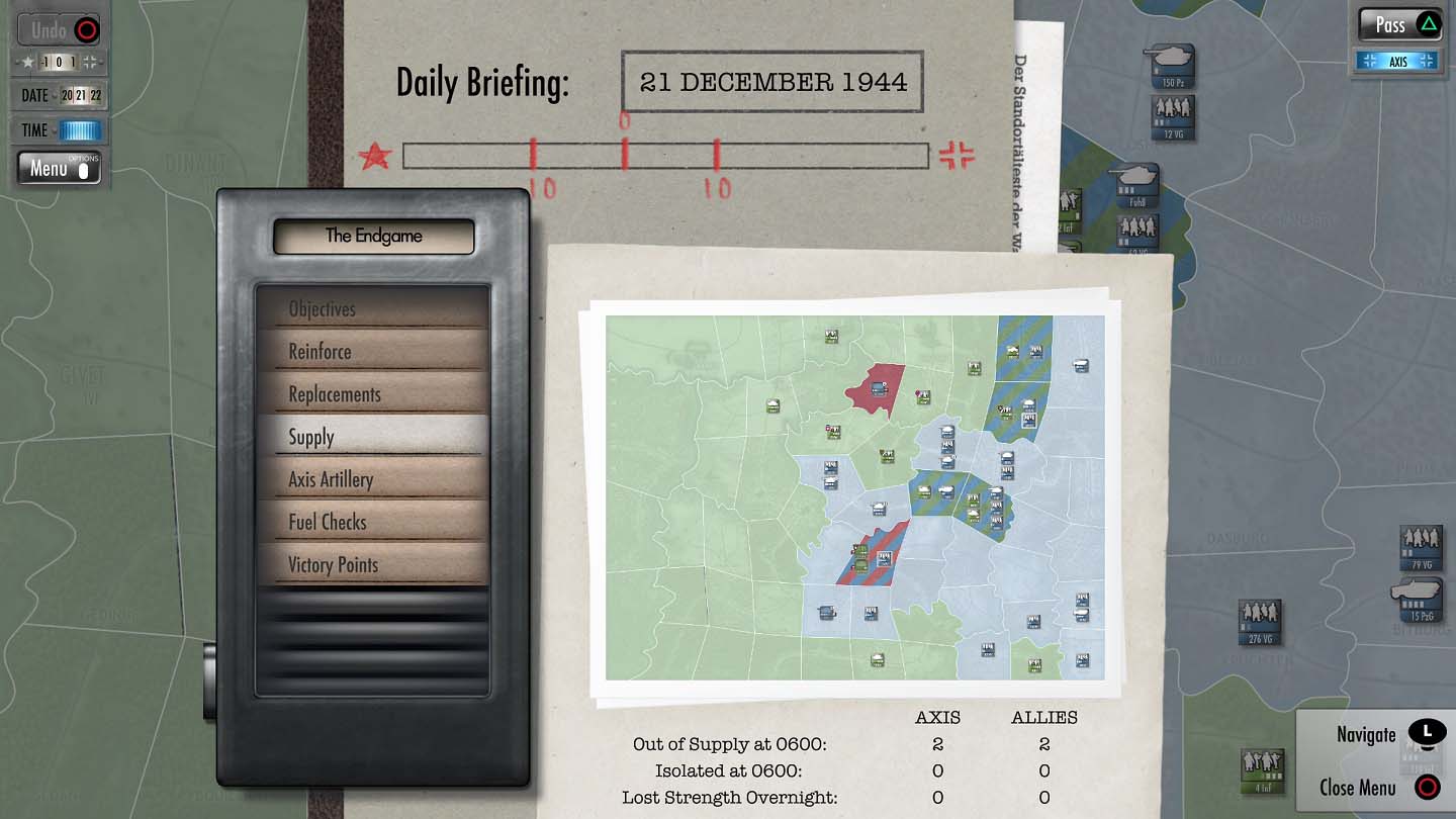 Скриншот из игры Battle of the Bulge - 26