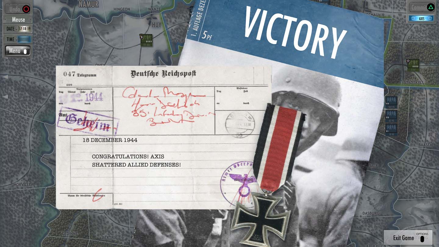 Скриншот из игры Battle of the Bulge - 28