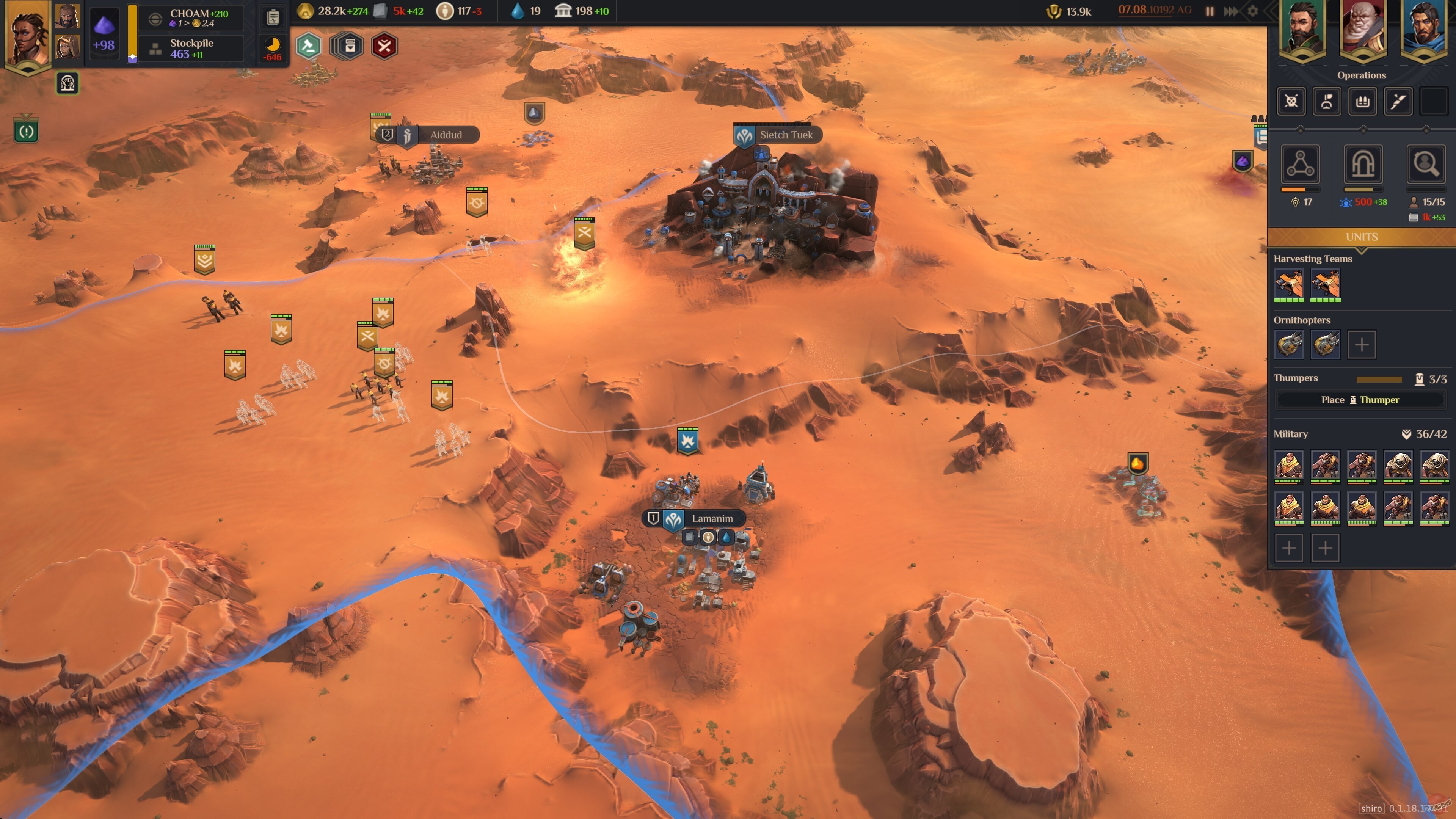 Скриншот из игры Dune: Spice Wars - 39