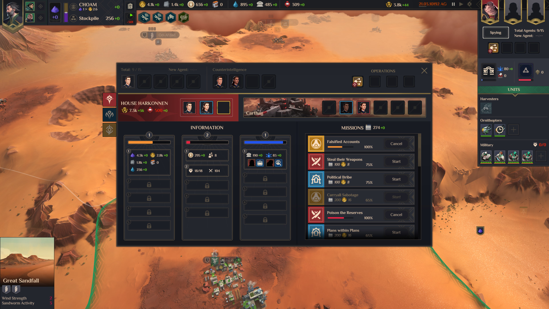 Скриншот из игры Dune: Spice Wars - 7