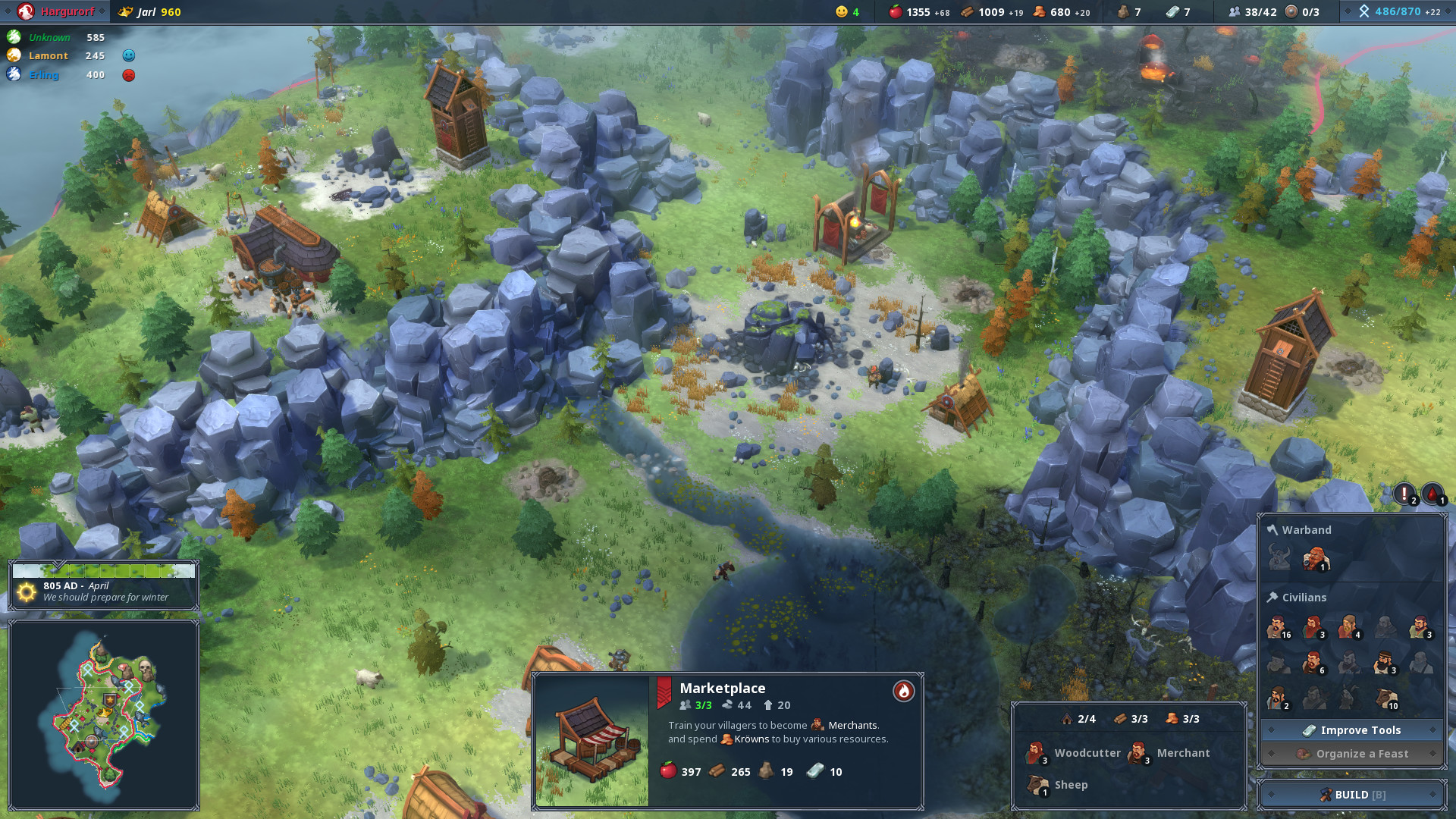 Скриншот из игры Northgard - 10