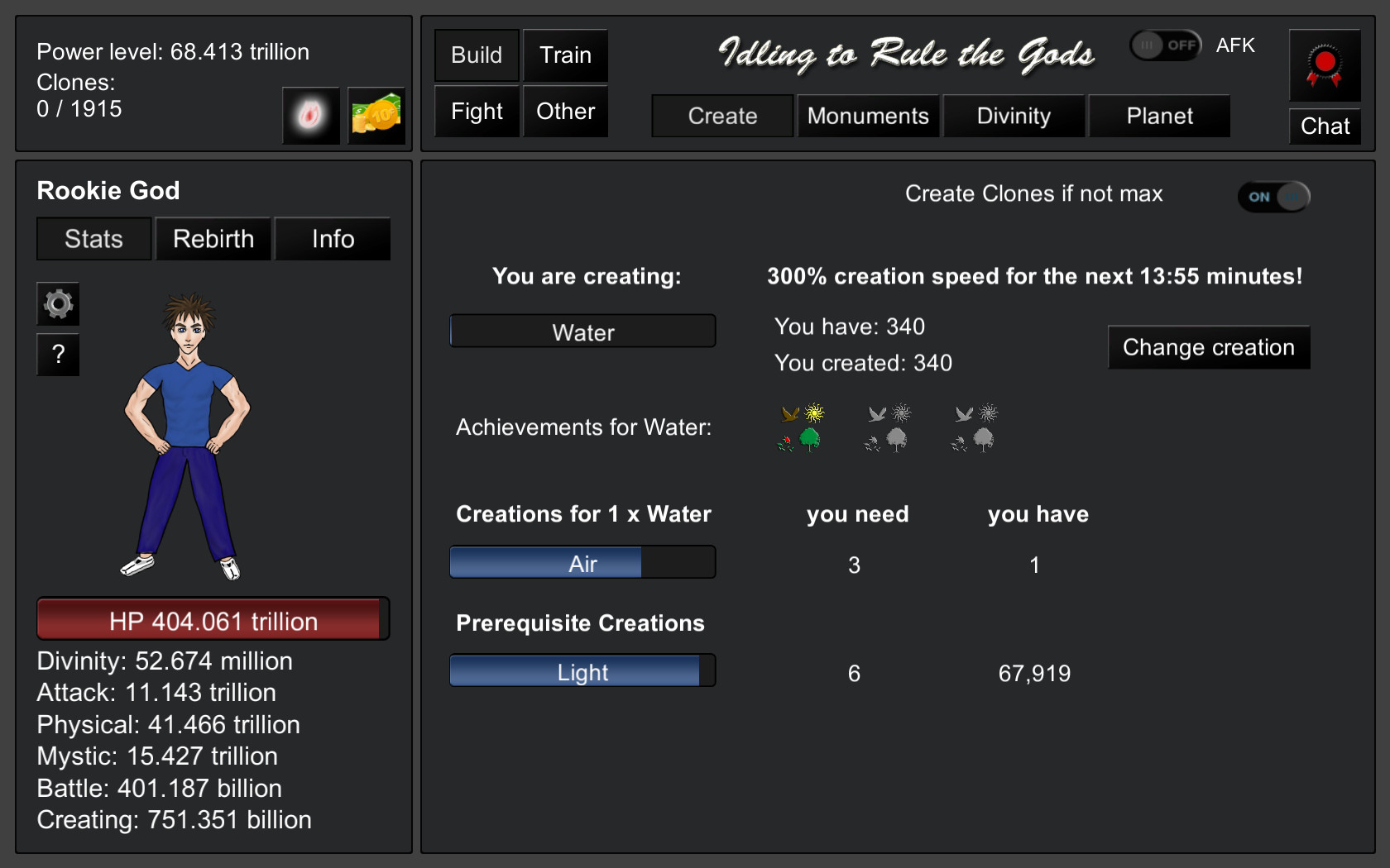 Скриншот из игры Idling to Rule the Gods - 8