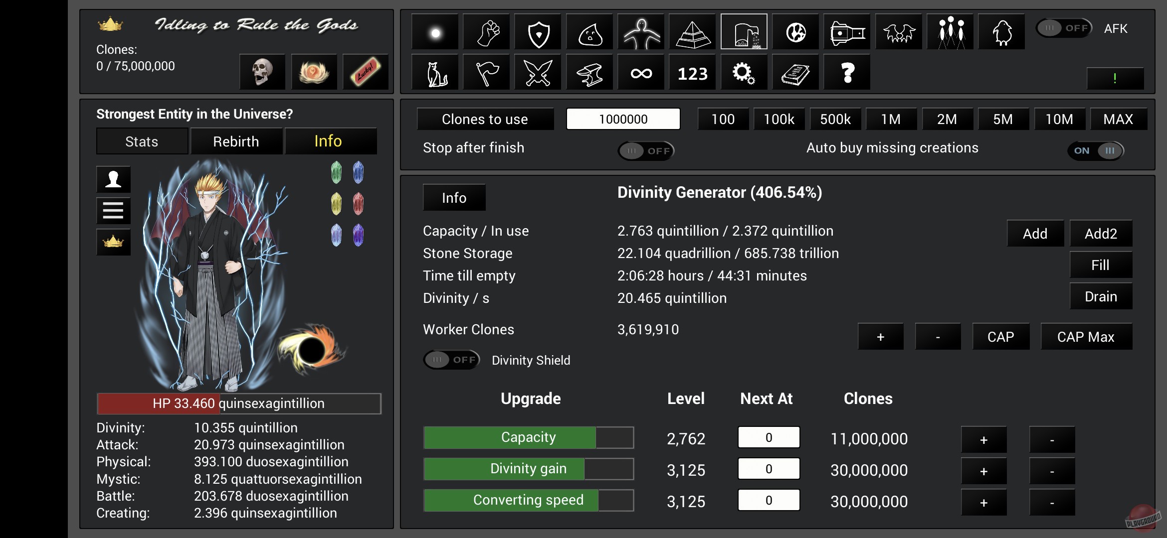 Скриншот из игры Idling to Rule the Gods - 15