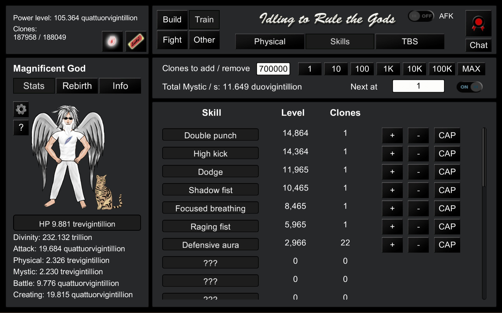 Скриншот из игры Idling to Rule the Gods - 2