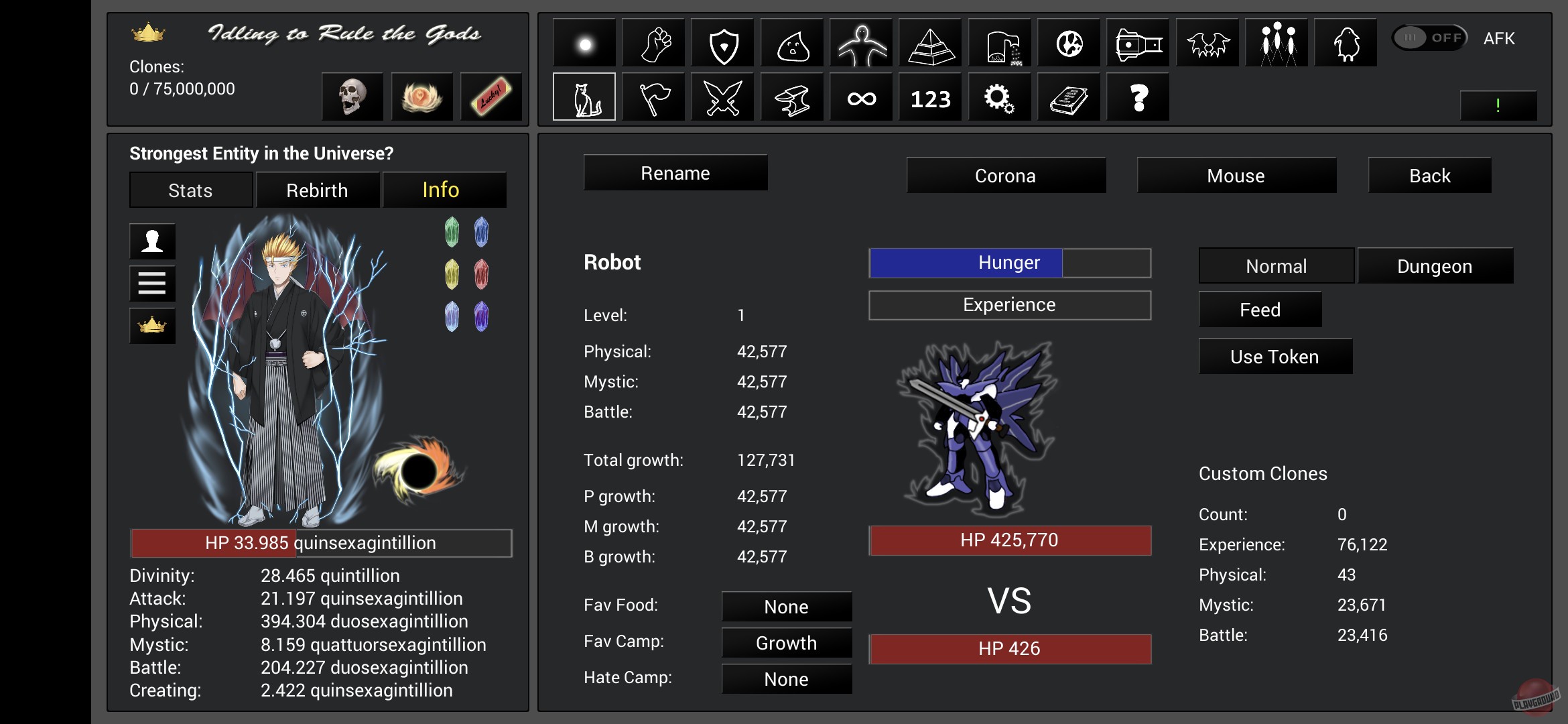Скриншот из игры Idling to Rule the Gods - 10