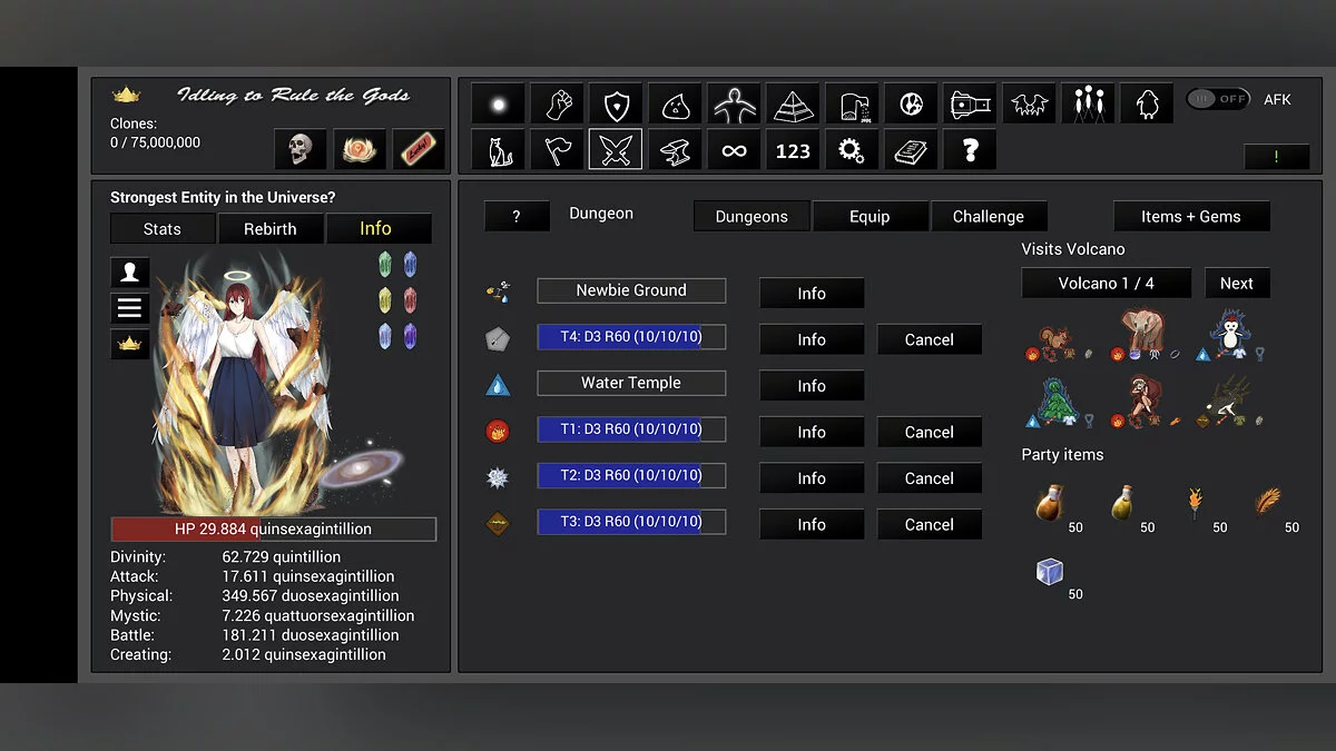 Скриншот из игры Idling to Rule the Gods - 30
