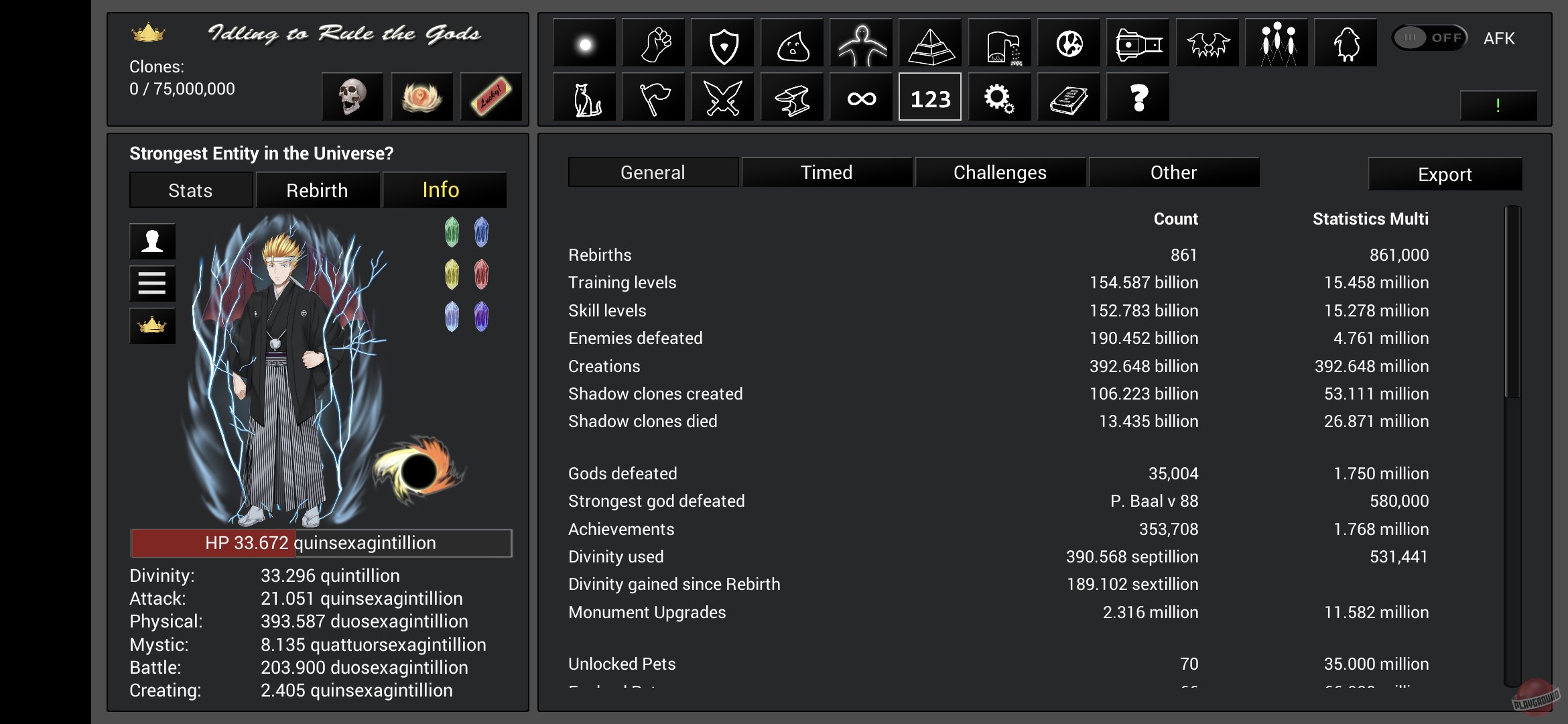 Скриншот из игры Idling to Rule the Gods - 32