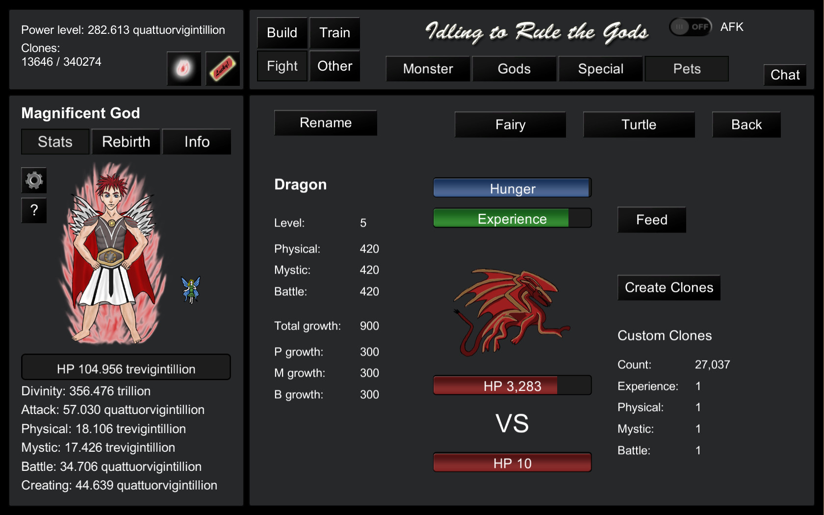 Скриншот из игры Idling to Rule the Gods - 11
