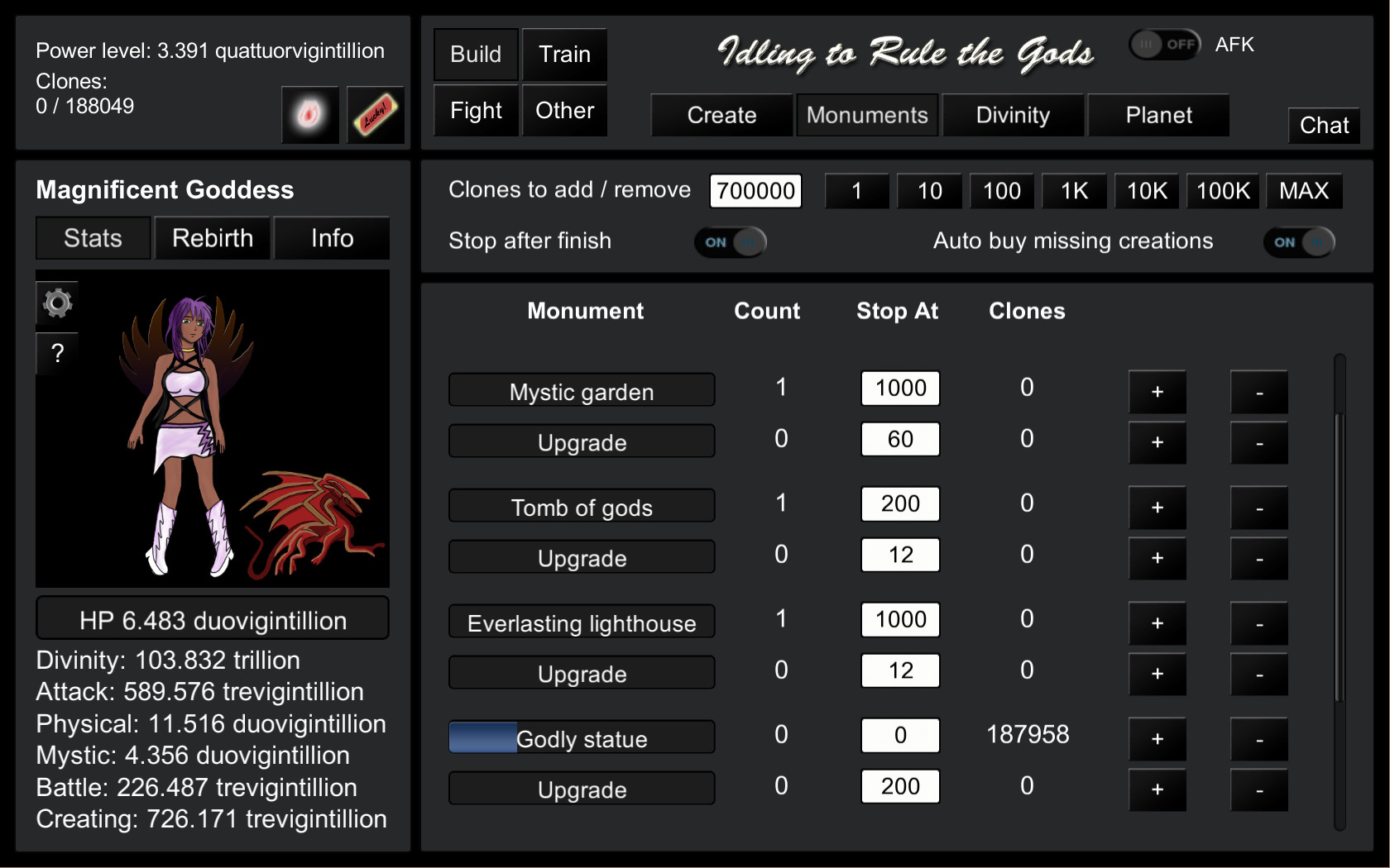 Скриншот из игры Idling to Rule the Gods - 44