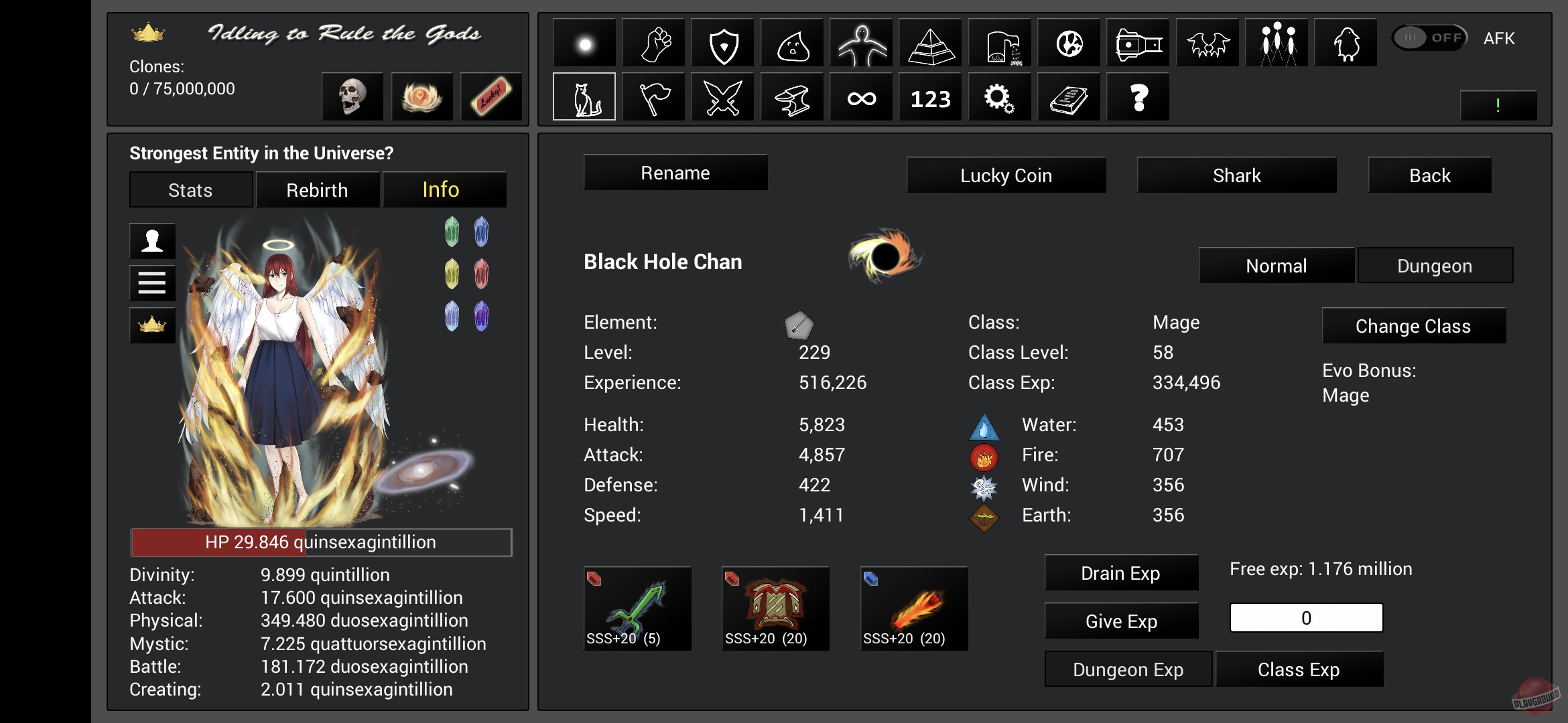 Скриншот из игры Idling to Rule the Gods - 33