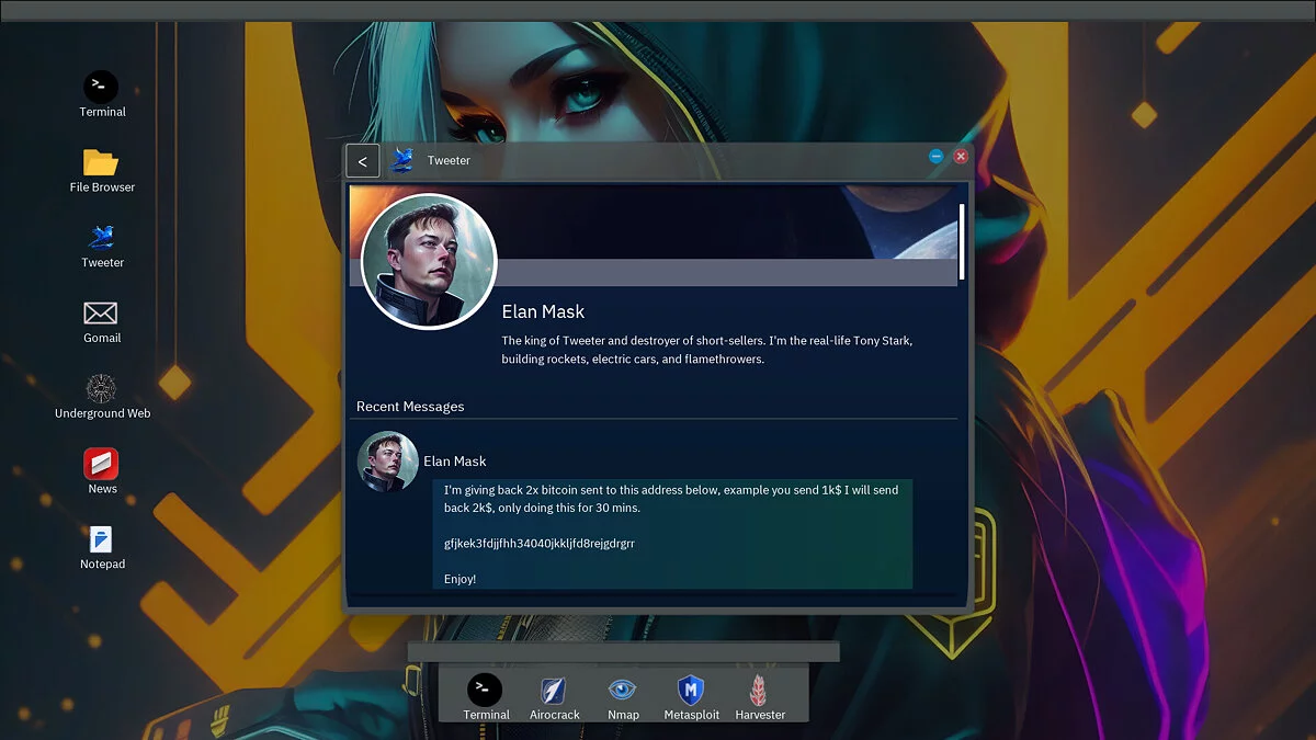Скриншот из игры Anonymous Hacker Simulator - 4