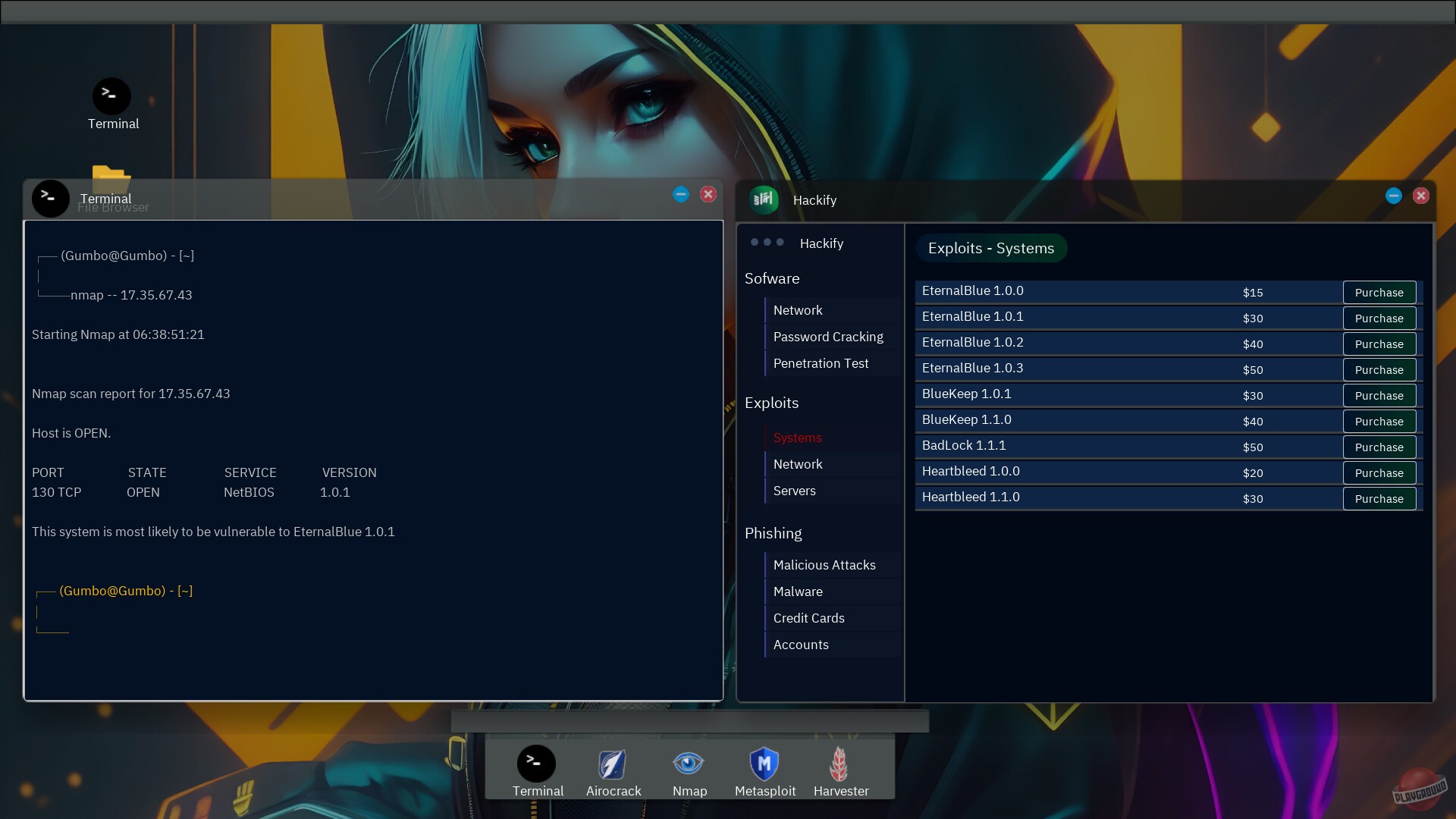 Скриншот из игры Anonymous Hacker Simulator - 1
