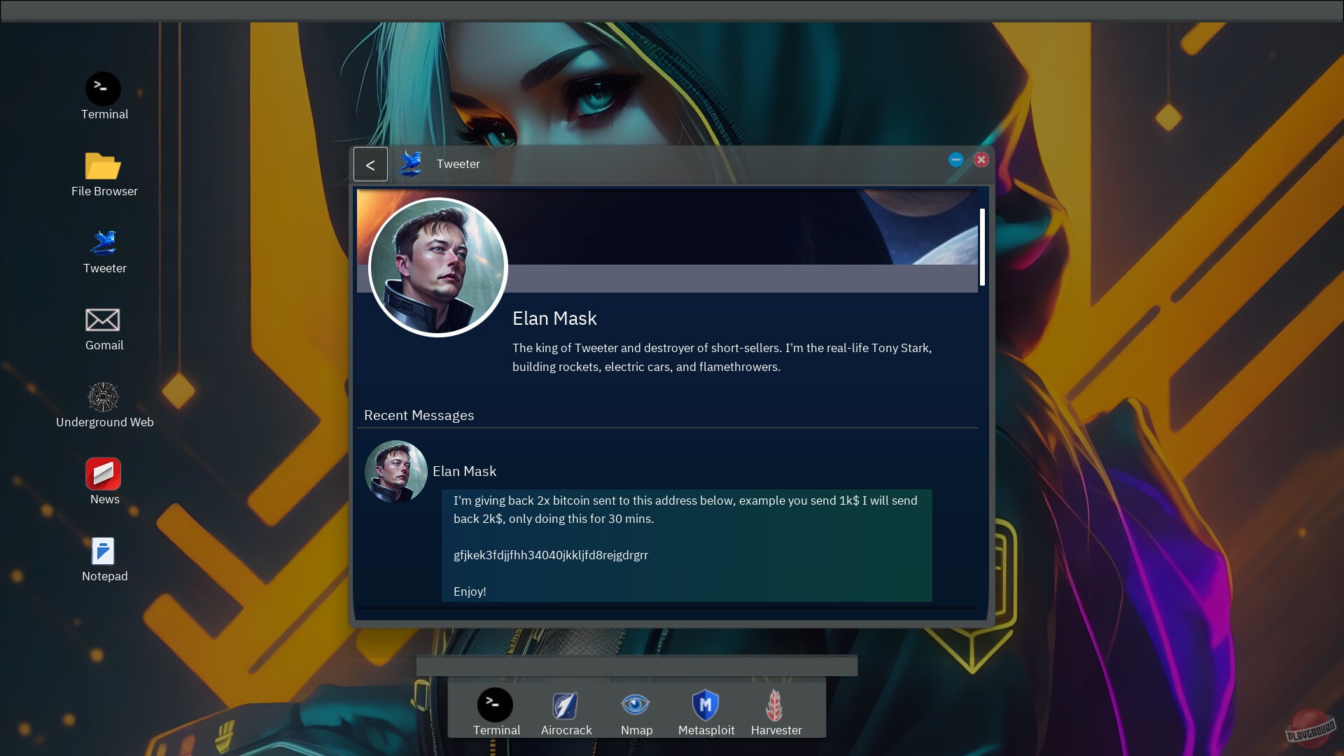 Скриншот из игры Anonymous Hacker Simulator - 19