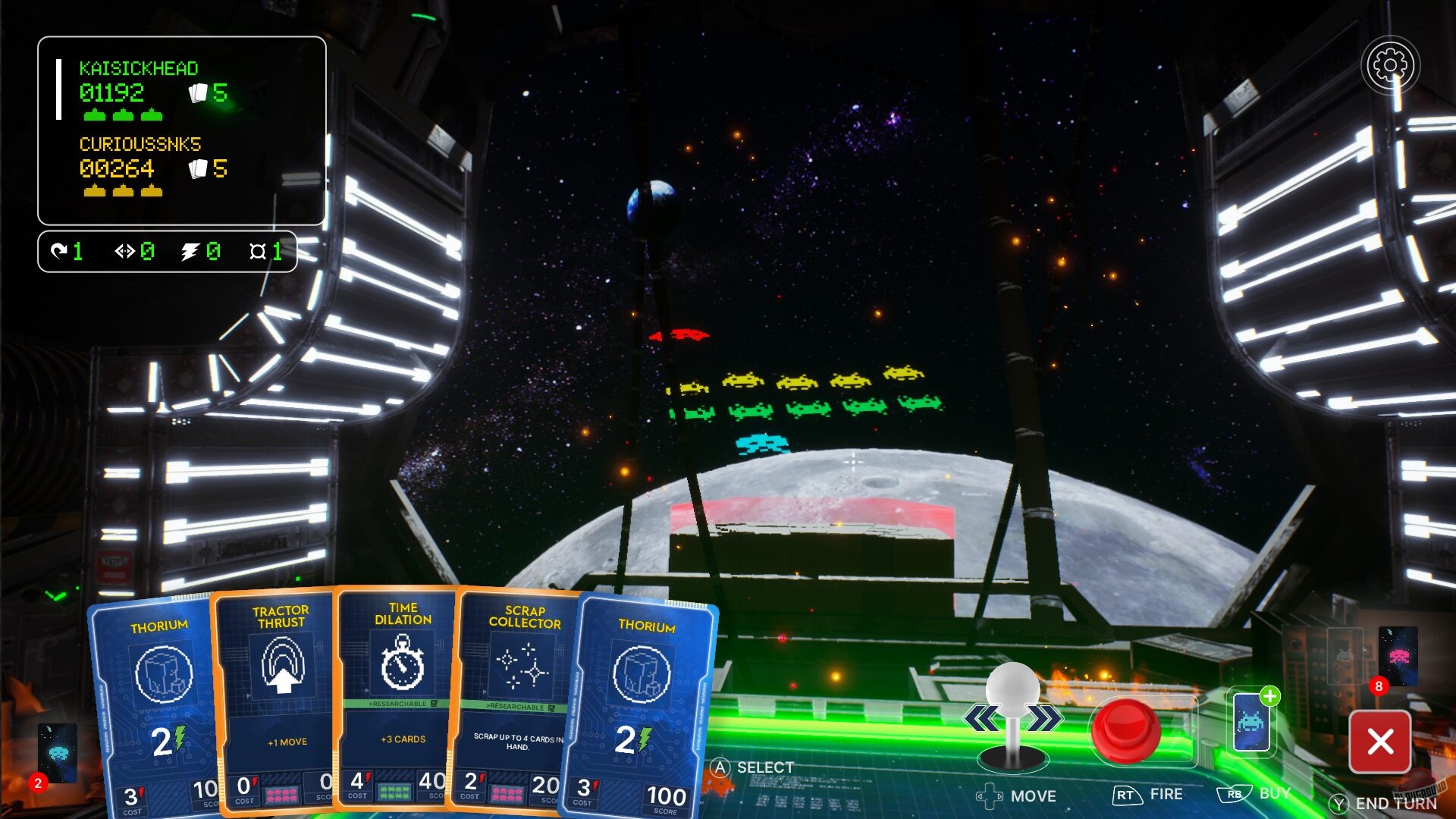 Скриншот из игры Space Invaders Deck Commander - The Board Game - 5