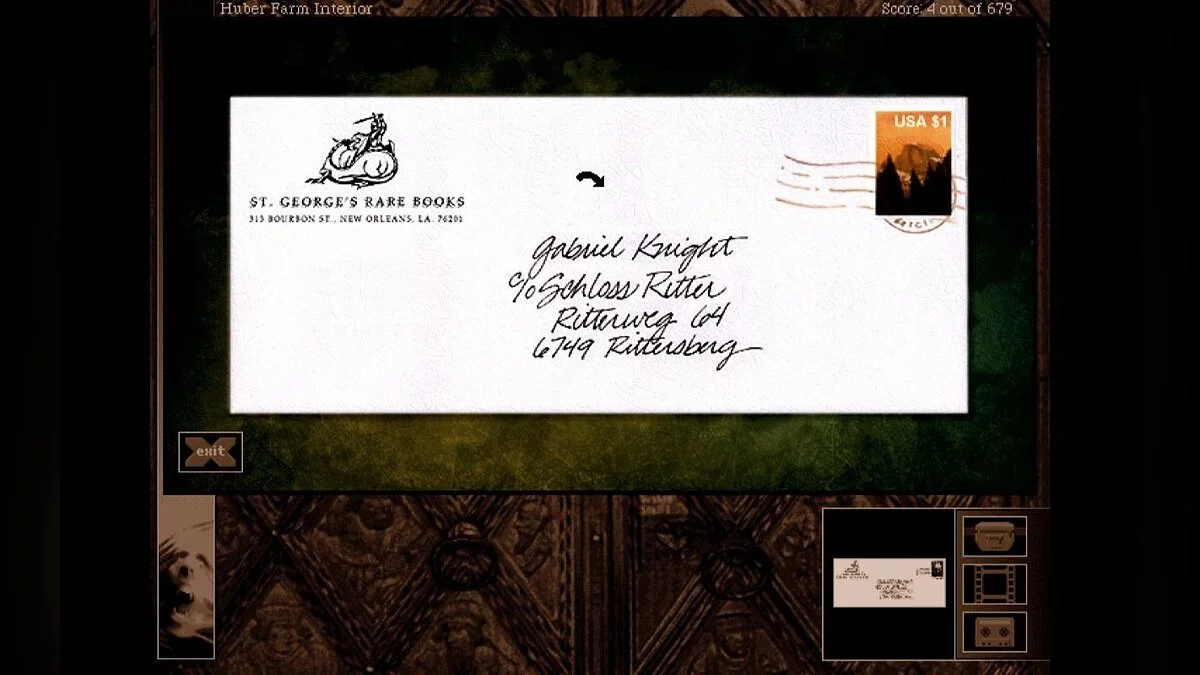 Скриншот из игры Beast Within: A Gabriel Knight Mystery - 14