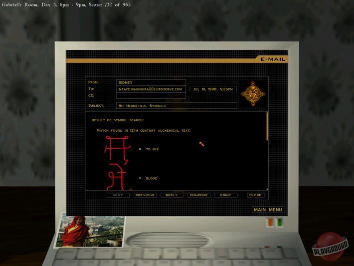 Скриншот из игры Gabriel Knight 3: Blood of the Sacred, Blood of the Damned - 5