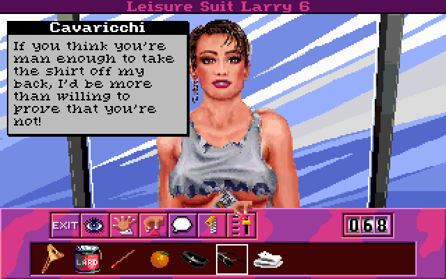 Скриншот из игры Leisure Suit Larry 6: Shape Up or Slip Out! - 11