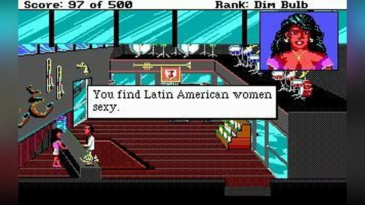 Скриншот из игры Leisure Suit Larry Goes Looking for Love (in Several Wrong Places) - 3