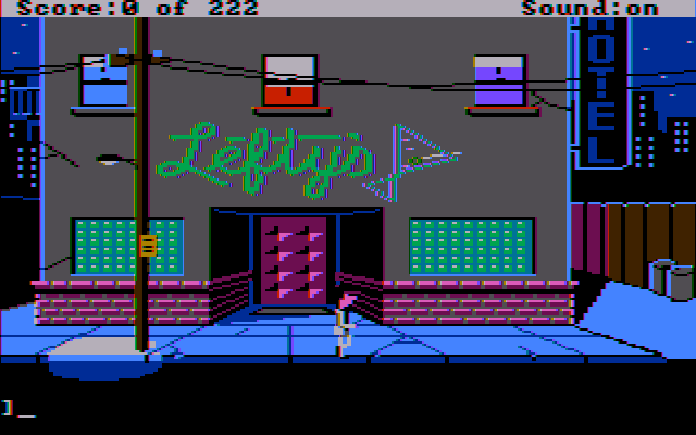 Скриншот из игры Leisure Suit Larry in the Land of the Lounge Lizards - 31