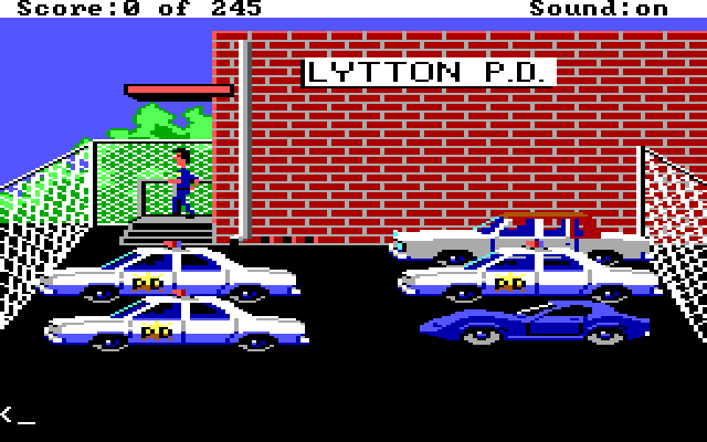 Скриншот из игры Police Quest: In Pursuit of the Death Angel - 1