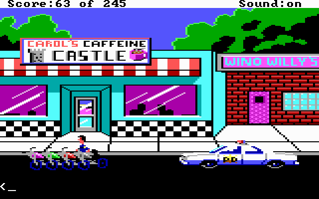 Скриншот из игры Police Quest: In Pursuit of the Death Angel - 2