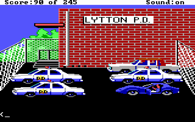 Скриншот из игры Police Quest: In Pursuit of the Death Angel - 33