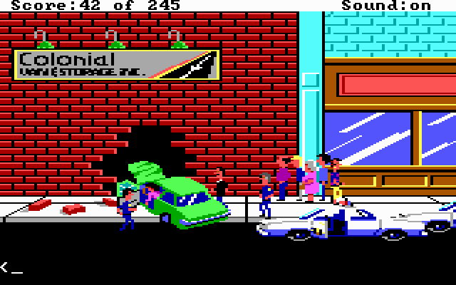 Скриншот из игры Police Quest: In Pursuit of the Death Angel - 40