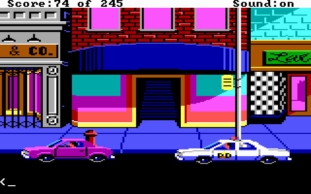 Скриншот из игры Police Quest: In Pursuit of the Death Angel - 42