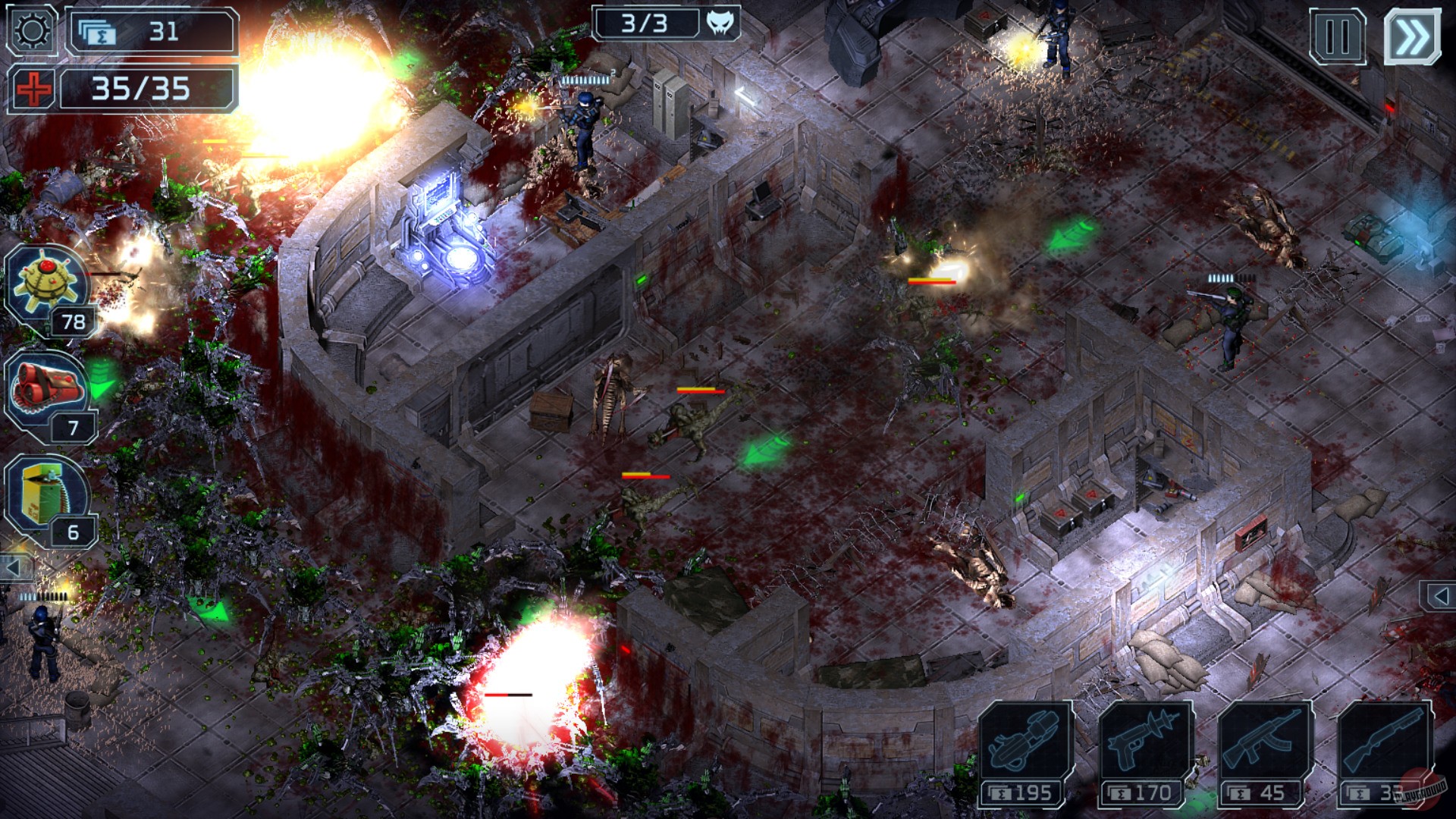 Скриншот из игры Alien Shooter TD - 39