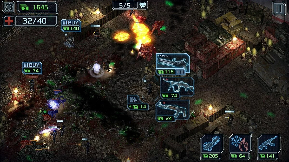 Скриншот из игры Alien Shooter TD - 14