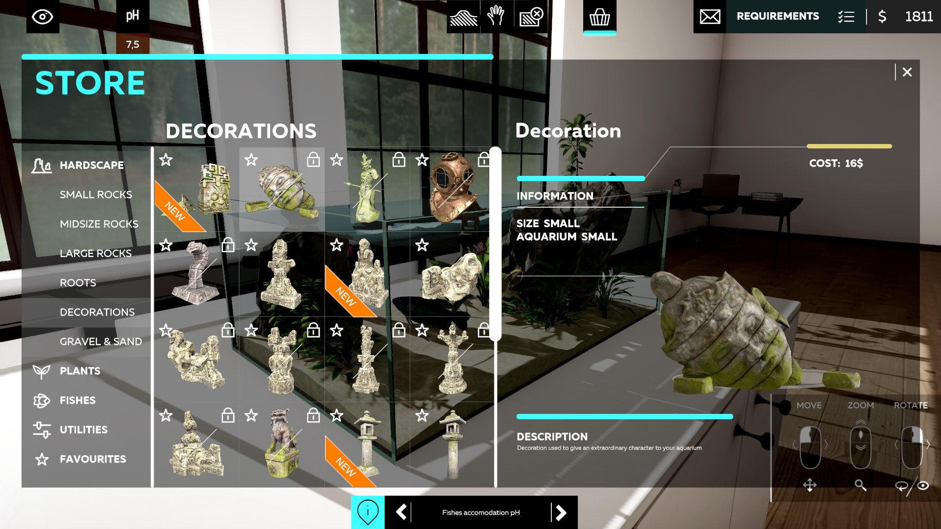 Скриншот из игры Aquarium Designer - 17