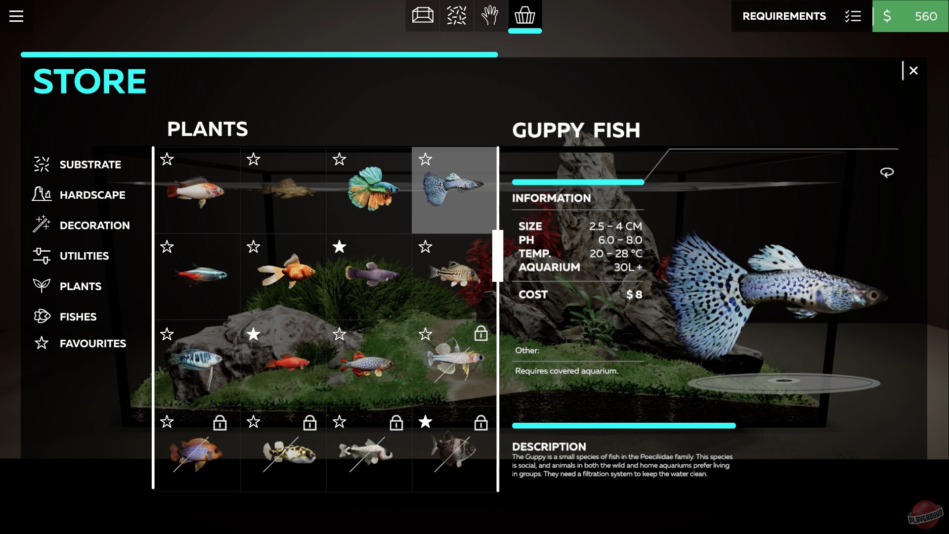 Скриншот из игры Aquarium Designer - 16