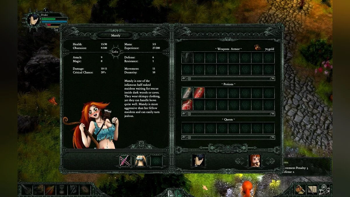 Скриншот из игры Grotesque Tactics: Evil Heroes - 10