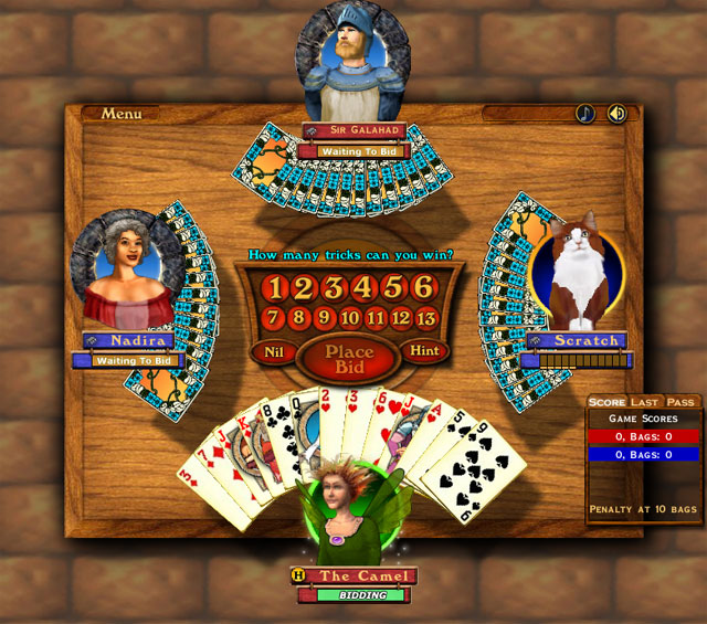 Скриншот из игры Hardwood Spades - 6