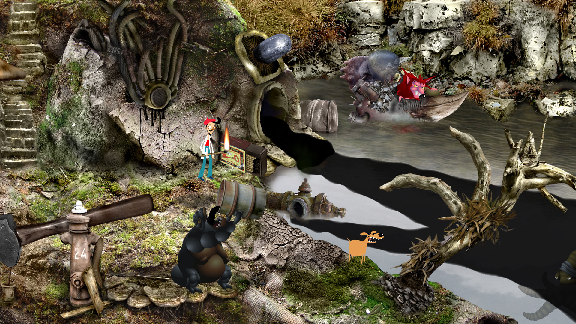 Скриншот из игры Axel & Pixel - 38