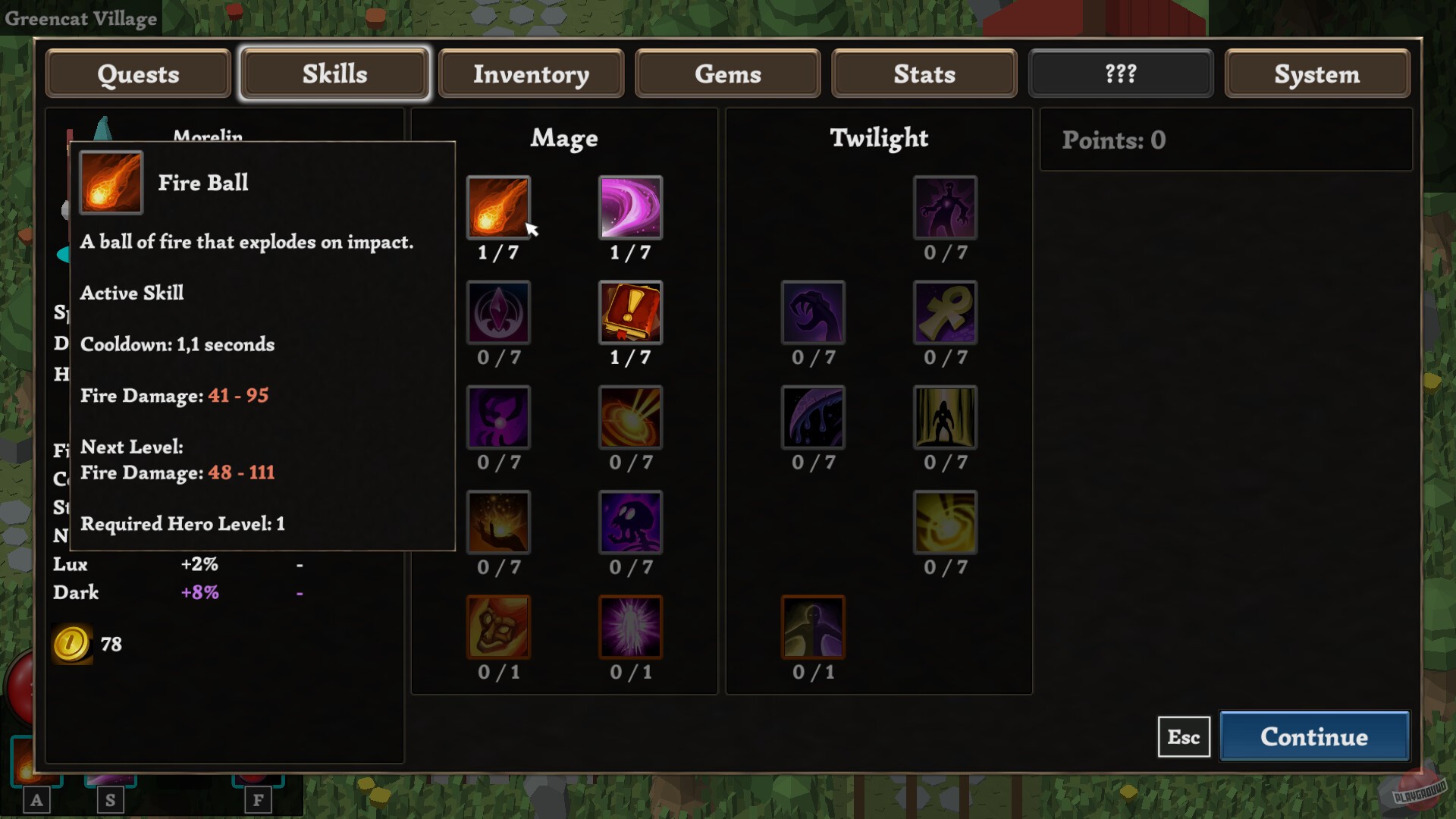 Скриншот из игры ZpellCatz - 8