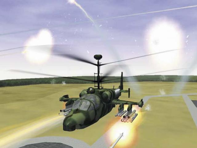 Скриншот из игры KA-52 Team Alligator - 10